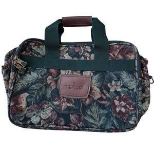VTG‎ Ricardo Beverly Hills Tote Floral Carry-On Duffle Luggage Santa Cruz Bag
